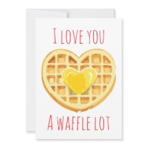 Je t'aime une gaufre Lot Saint-Valentin