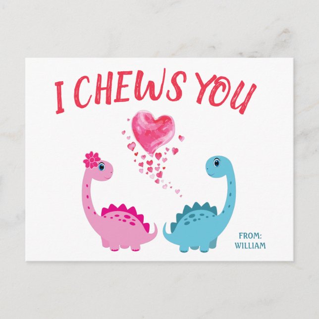 Cartes Pour Fêtes Annuelles Je Te Crois ! Classroom Valentine (Devant)