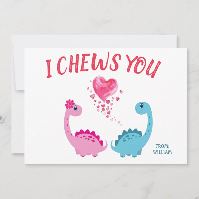 Cartes Pour Fêtes Annuelles Je Te Crois ! Valentine (Devant)
