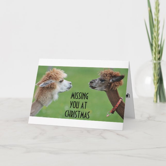 CARTES POUR FÊTES ANNUELLES JE TE MANQUE SUFFISAMMENT POUR T'ENVOYER UN MILLIO (Devant)