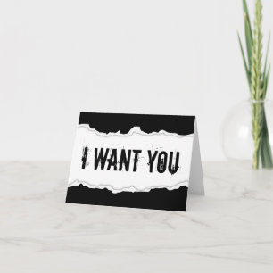 Cartes Pour Fêtes Annuelles je veux que vous paginiez la déchirure