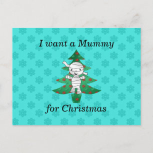 Cartes Pour Fêtes Annuelles Je veux une maman pour Noël