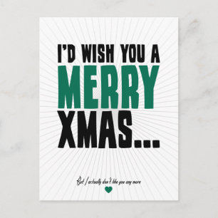 Cartes Pour Fêtes Annuelles Je vous souhaite un joyeux Noël