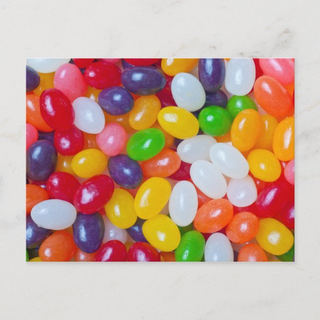 Cartes Pour Fêtes Annuelles Jellybeans Arrière - plan - Jelly Beans de Pâques (Devant)