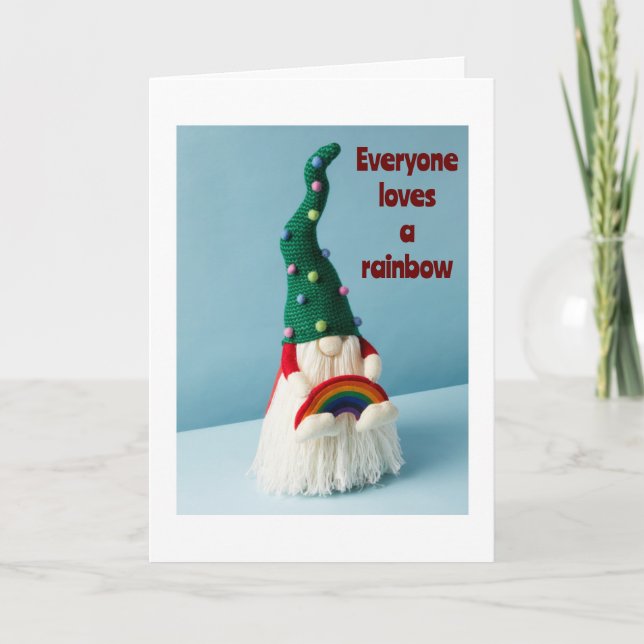 CARTES POUR FÊTES ANNUELLES J'ESPÈRE QUE VOTRE NOËL EST LE PLUS "HEUREUX" (Devant)