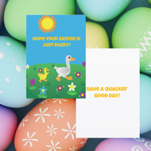 Cartes Pour Fêtes Annuelles J'espère que votre Pâques est Canard (typically tr