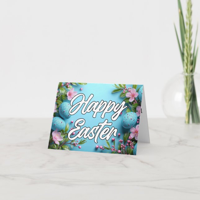 Cartes Pour Fêtes Annuelles J'Espère Que Vous Avez Une Merveilleuse Pâques (Devant)