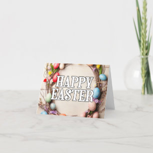 Cartes Pour Fêtes Annuelles J'Espère Que Vous Avez Une Pâques Heureuse