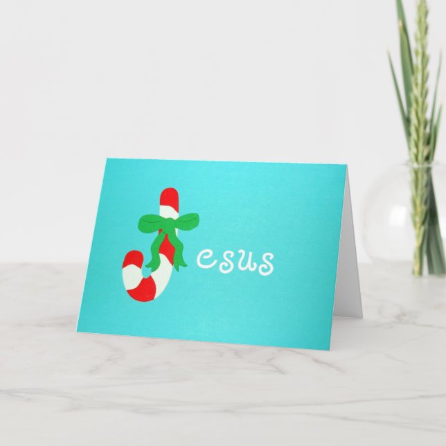 Cartes Pour Fêtes Annuelles Jésus (Devant)