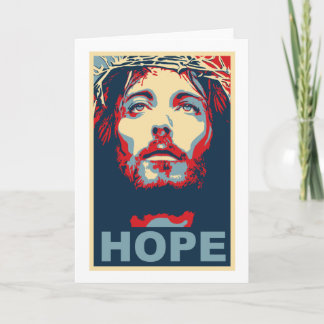 Cartes Pour Fêtes Annuelles Jésus Christ Hope