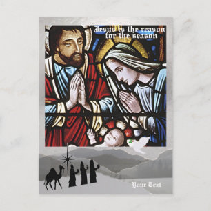 Cartes Pour Fêtes Annuelles Jésus est la raison de la saison - Cinquième versi