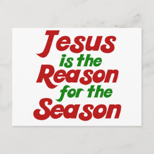 Cartes Pour Fêtes Annuelles Jésus est la raison de la saison de Noël