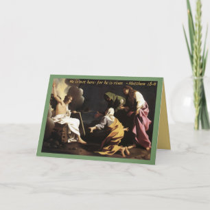 Cartes Pour Fêtes Annuelles Jésus est Ressuscité Peinture, Religieux Pâques ch