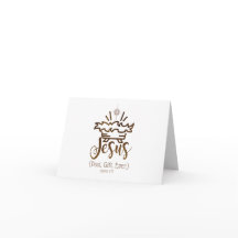 JESUS MEILLEUR CADEAU JAMAIS Manger Personnalisé N