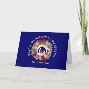 Cartes Pour Fêtes Annuelles JÉSUS RAISON POUR Noël SAISON