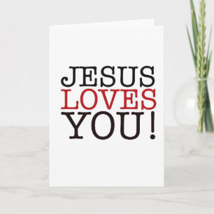 Cartes Pour Fêtes Annuelles Jésus T'Aime !