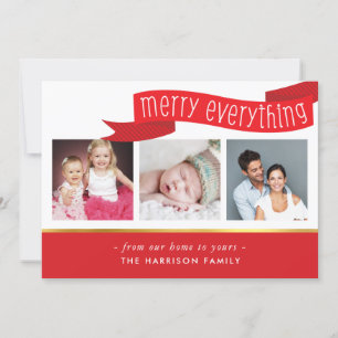 Cartes Pour Fêtes Annuelles JETEZ TOUT BANNIER 3 photo instagram carrés