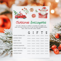 Jeu de Catégories de Noël de Santa