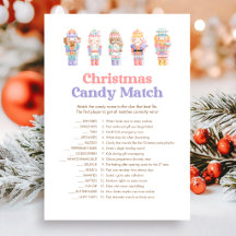 Jeu de correspondance de bonbons de Noël Casse-Noi