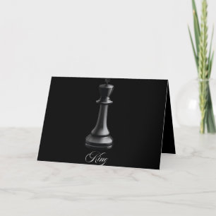 Cartes Pour Fêtes Annuelles Jeu d'échecs King pièce Halloween Costume d'échecs