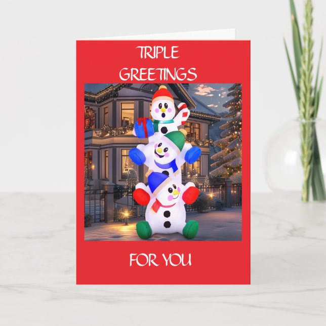 CARTES POUR FÊTES ANNUELLES JEUNE DANS VOTRE VIE NOËL SOUHAITE (Devant)