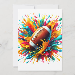 Cartes Pour Fêtes Annuelles Jeux de balle modernes et colorés