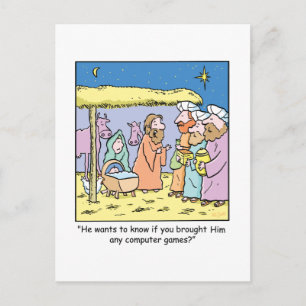 Cartes Pour Fêtes Annuelles Jeux sages des Rois ordinateur de la bande