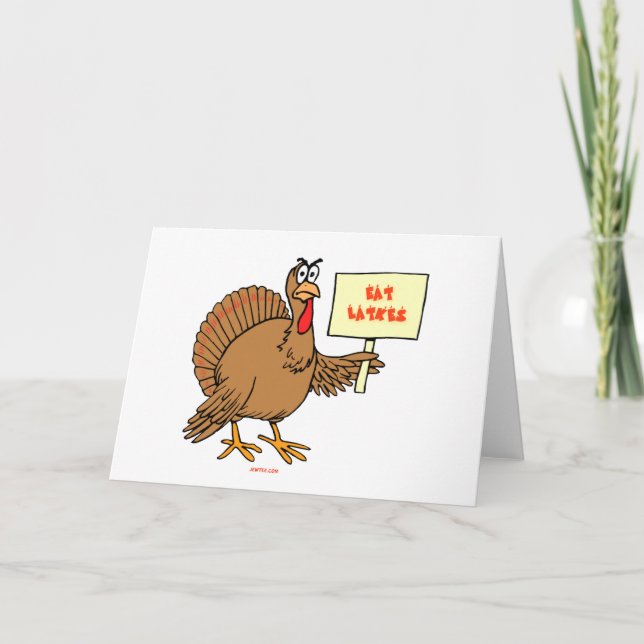 CARTES POUR FÊTES ANNUELLES JEWISH THNAKSGIVUKKAH HANOUKKA DONS (Devant)