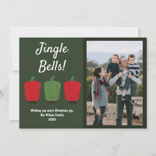 Cartes Pour Fêtes Annuelles Jingle Bell Peppers Photo Noël