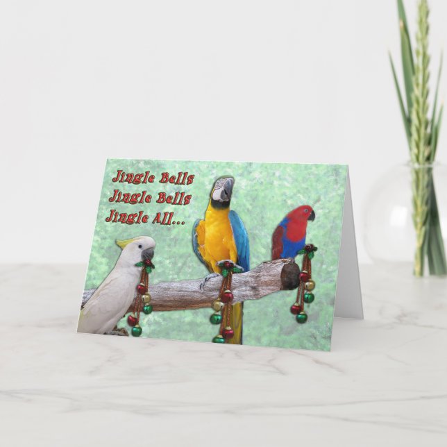 Cartes Pour Fêtes Annuelles Jingle Bells (Devant)