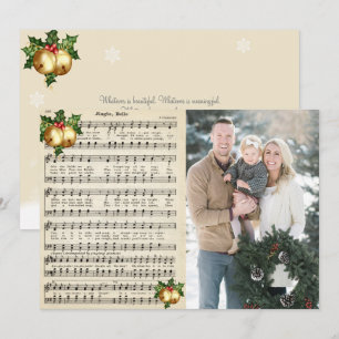 Cartes Pour Fêtes Annuelles Jingle Bells Christmas Carol Photo