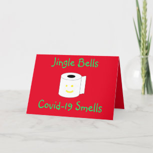 Cartes Pour Fêtes Annuelles Jingle Bells Covid-19 Odeurs