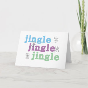 Cartes Pour Fêtes Annuelles Jingle Jingle