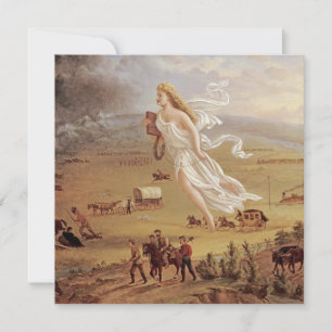 Cartes Pour Fêtes Annuelles John Gast - Progrès américain