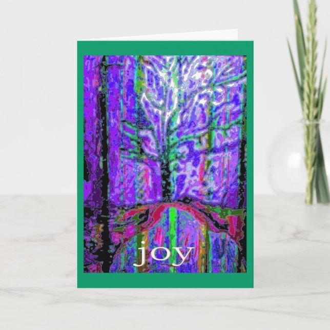 Cartes Pour Fêtes Annuelles Joie (Devant)