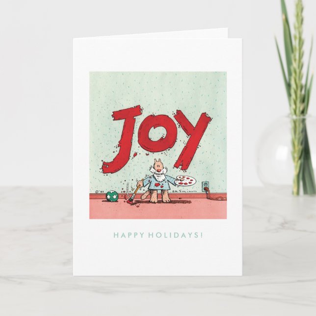 Cartes Pour Fêtes Annuelles Joie ! (Devant)