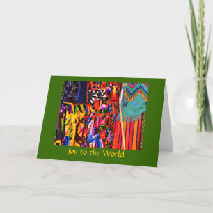Cartes Pour Fêtes Annuelles Joie à Noël global du monde