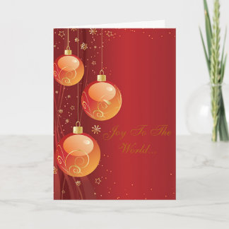 Cartes Pour Fêtes Annuelles Joie au monde