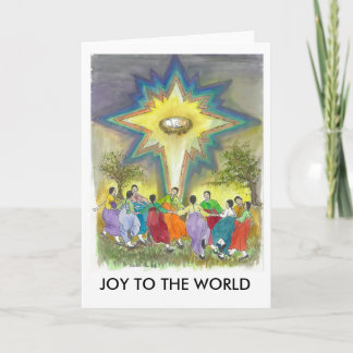 Cartes Pour Fêtes Annuelles Joie au monde