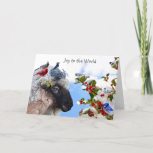 Cartes Pour Fêtes Annuelles Joie au monde : Appréciez les plaisirs simples