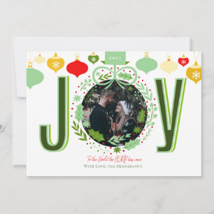Cartes Pour Fêtes Annuelles Joie au monde, le Seigneur est venu Noël