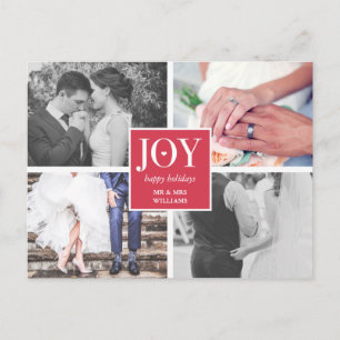 Cartes Pour Fêtes Annuelles Joie   Collage photo Mariage   Joyeuses fêtes