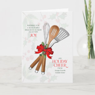 Cartes Pour Fêtes Annuelles Joie Culinaire Saisonnière Délicieuse