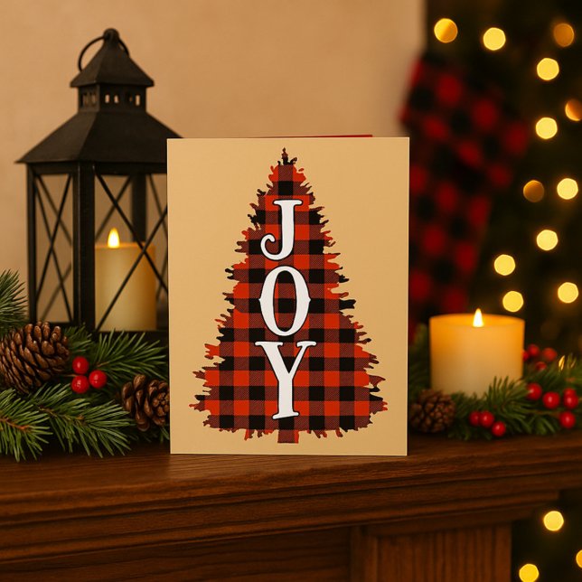 Cartes Pour Fêtes Annuelles Joie de bûcheron Noël (Créateur téléchargé)