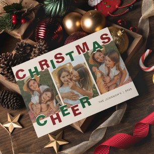 Cartes Pour Fêtes Annuelles Joie de Noël Photo Noël