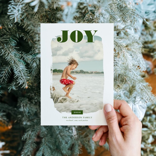 Cartes Pour Fêtes Annuelles Joie | Découpage photo Abstraite (Créateur téléchargé)