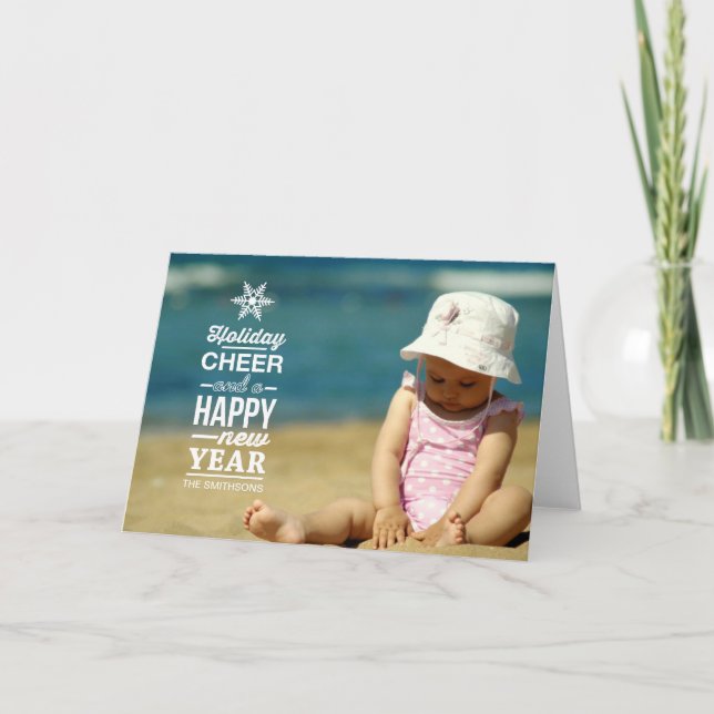 Cartes Pour Fêtes Annuelles joie des fêtes (Devant)