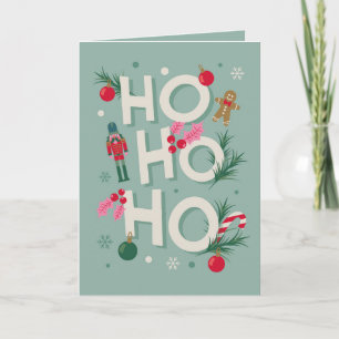 Cartes Pour Fêtes Annuelles Joie des Fêtes de Ho Ho Ho