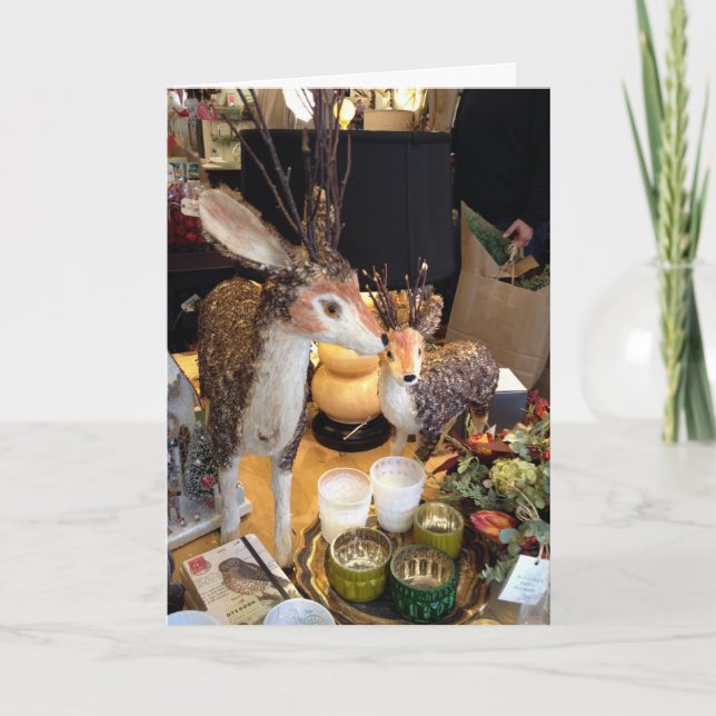 CARTES POUR FÊTES ANNUELLES JOIE DOUBLE SOUHAITÉE POUR ANNIVERSAIRE À NOËL (Devant)