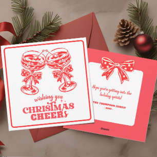 Cartes Pour Fêtes Annuelles Joie et esprit de Noël 
